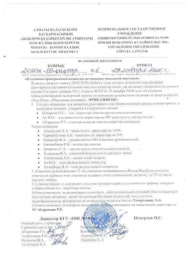 Приказ мониторинг